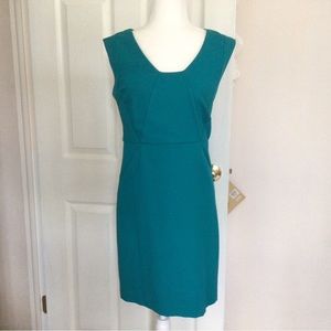 ANN TAYLOR SCOOP NECK DRESS-BI-STRETCH — SIZE 2